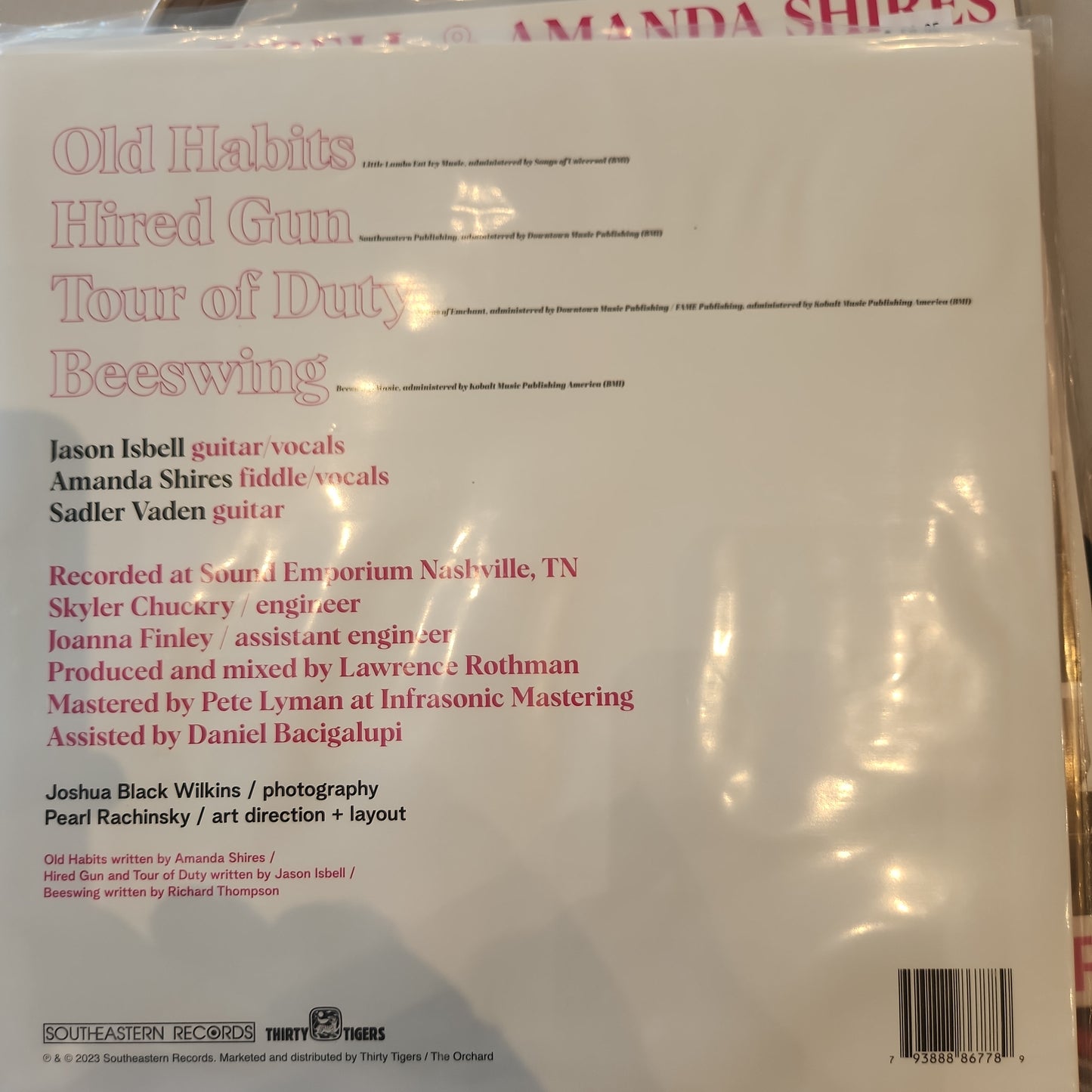 Jason Isbell & Amanda Shires - Sound Emporium - Limited RSD LP