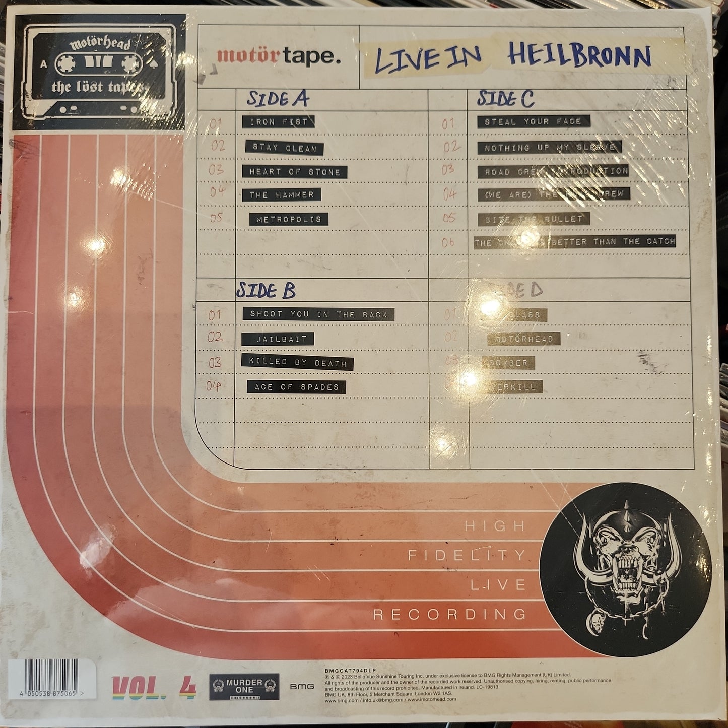 Motorhead - Lost tapes Vol 4 - Vinyl LP