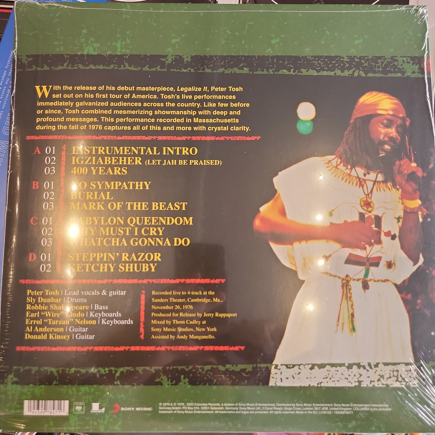 Peter Tosh - Live and Dangerous - RSD Vinyl LP