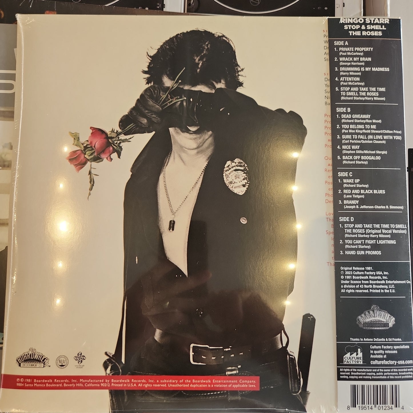 Ringo Starr - Stop and Smell the Roses - Limited Colour Vinyl LP