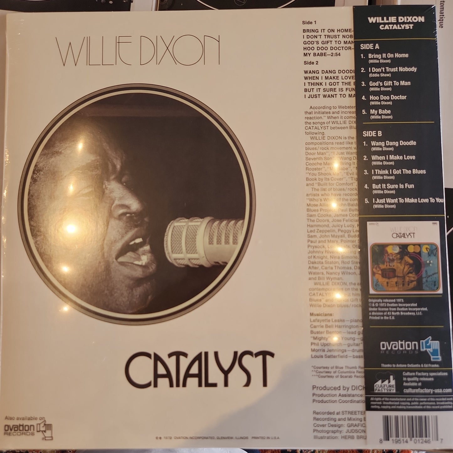 Willie Dixon - Catalyst - Limited Edition Cloudy Vinyl LP