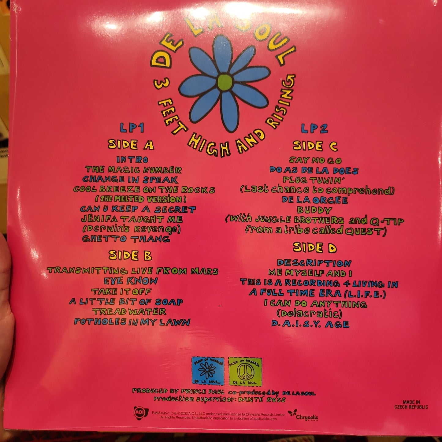 De La Soul - 3ft High and Rising - Limited Colour Vinyl LP