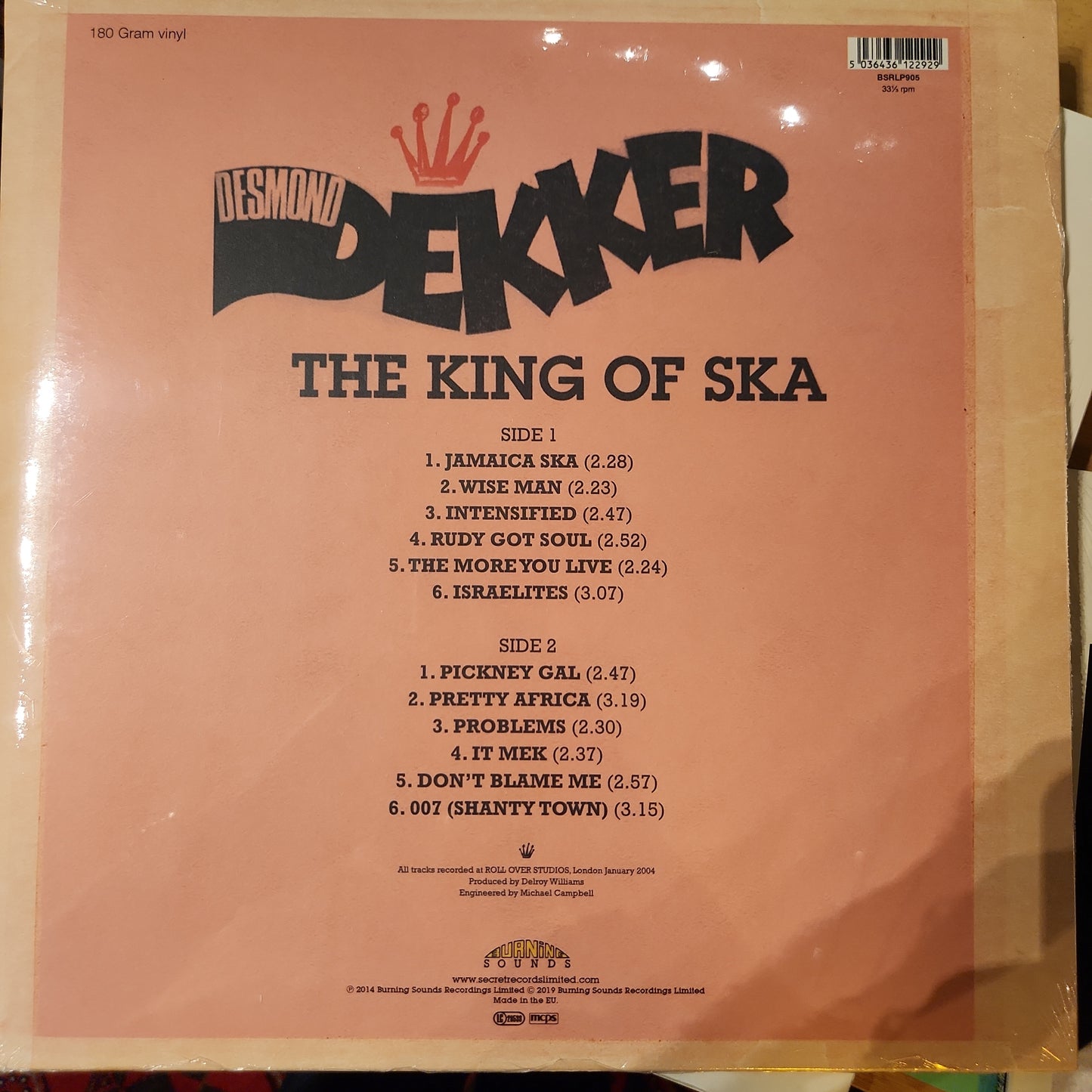 Desmond Dekker - King of Ska - Vinyl LP