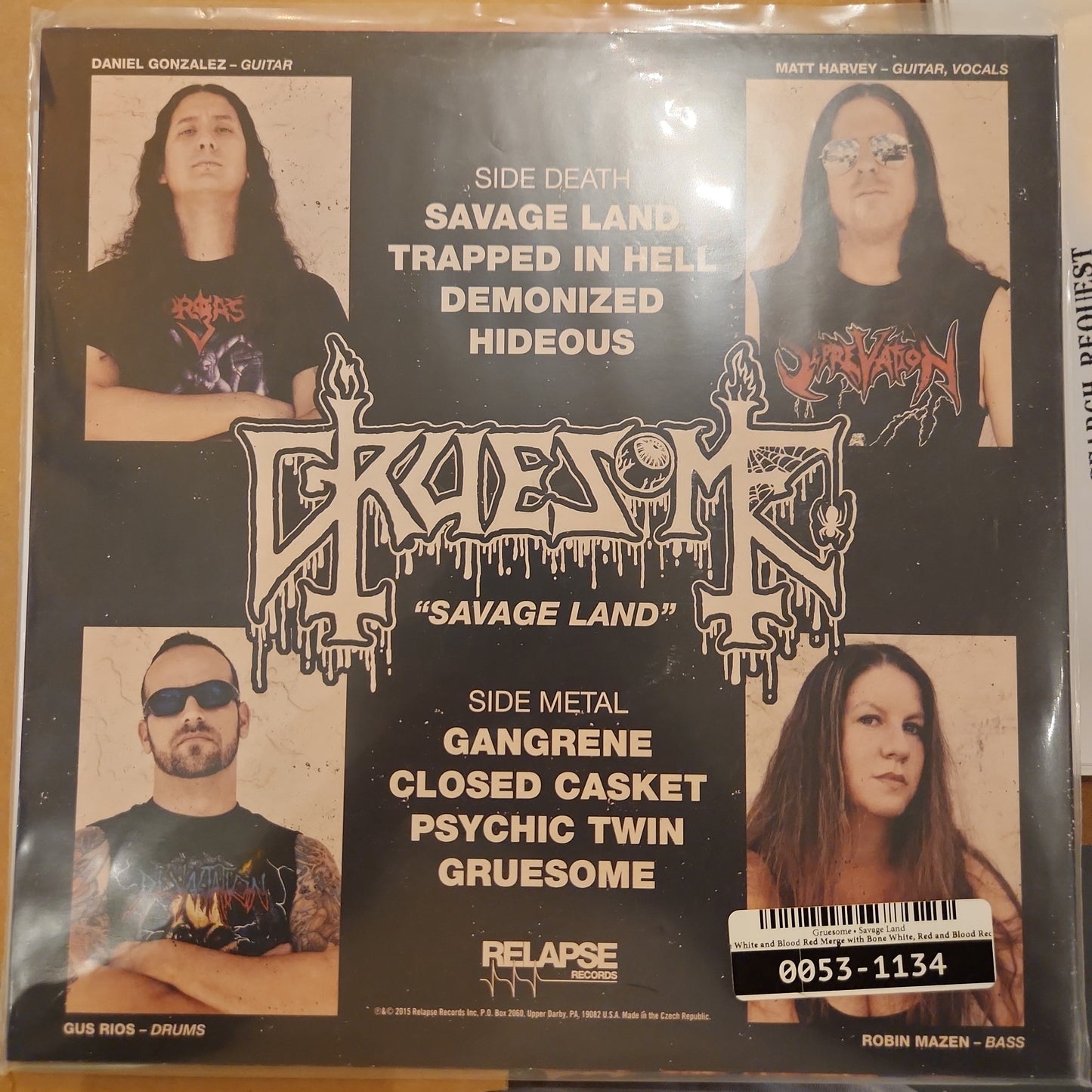 Gruesome - Savage Land - Coloured Vinyl LP