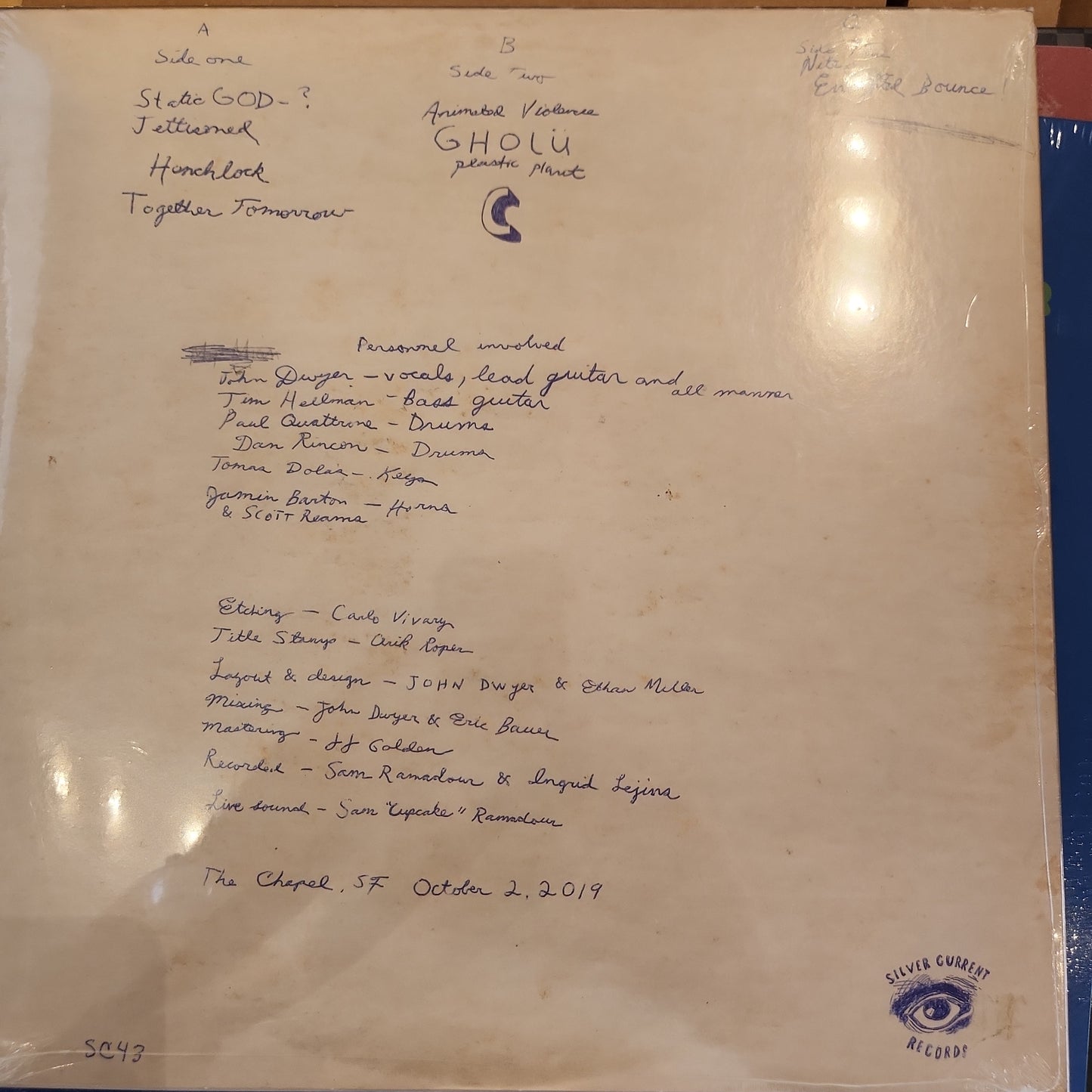 The Oh Sees - The Chapel SF - Double Vinyl LP