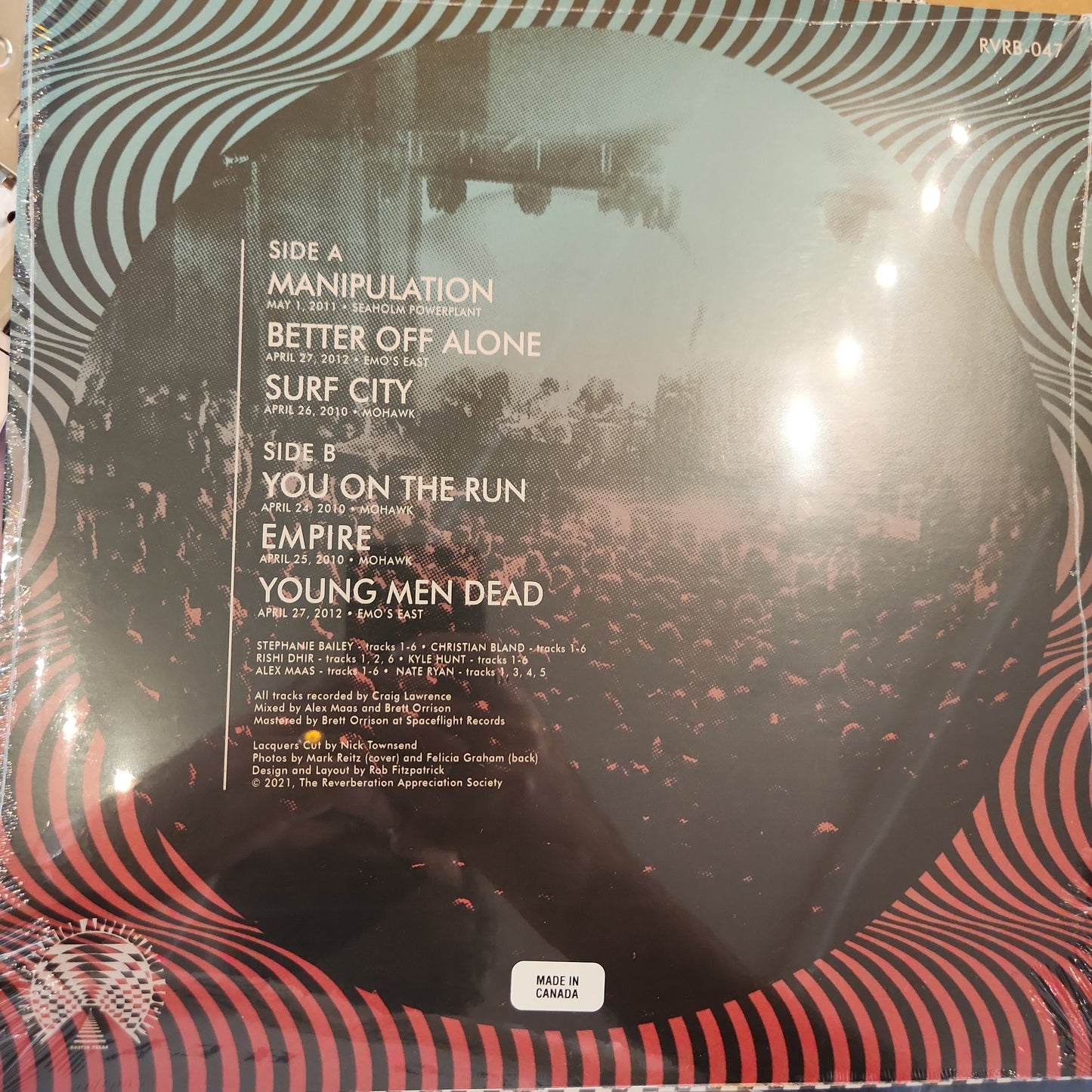 The Black Angels - Live at Levitation - Exclusive Aussie Colour Vinyl LP