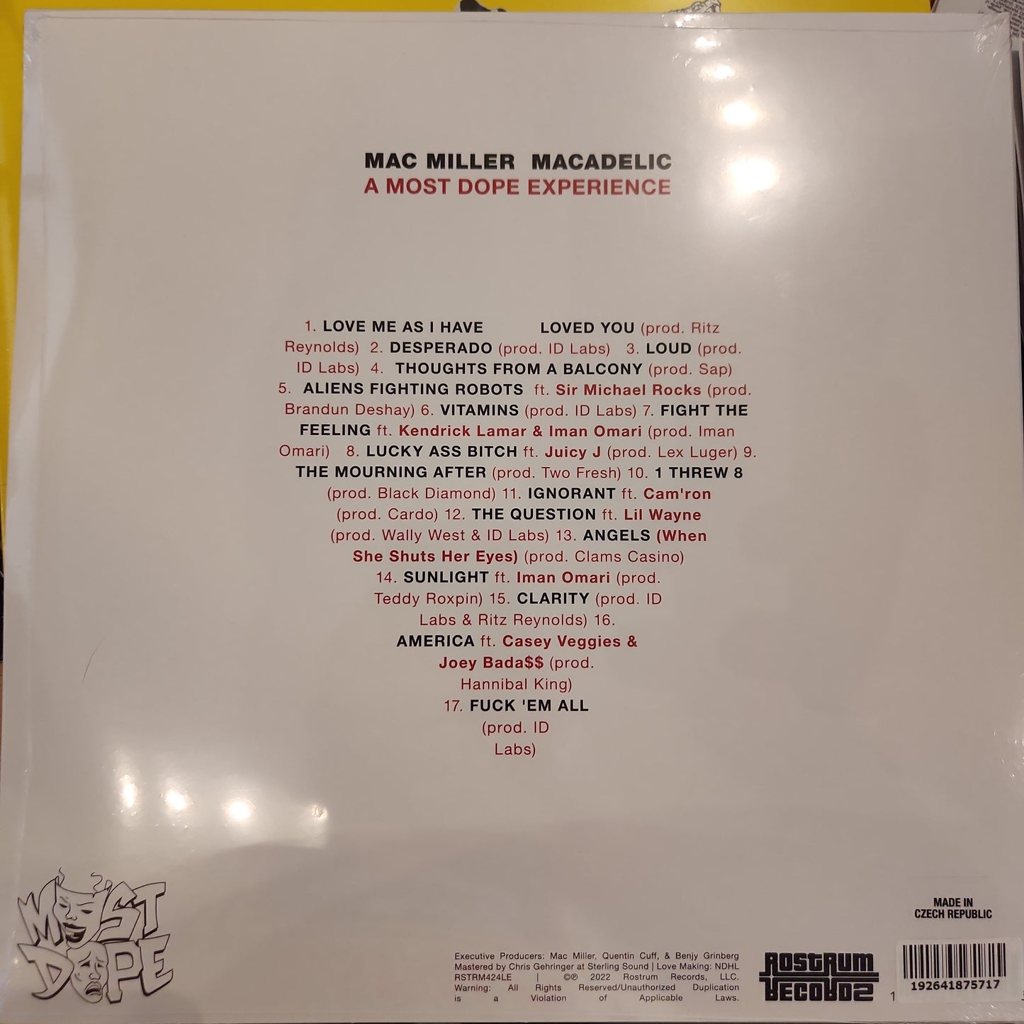 Mac Miller - Macadelic - Double Vinyl LP