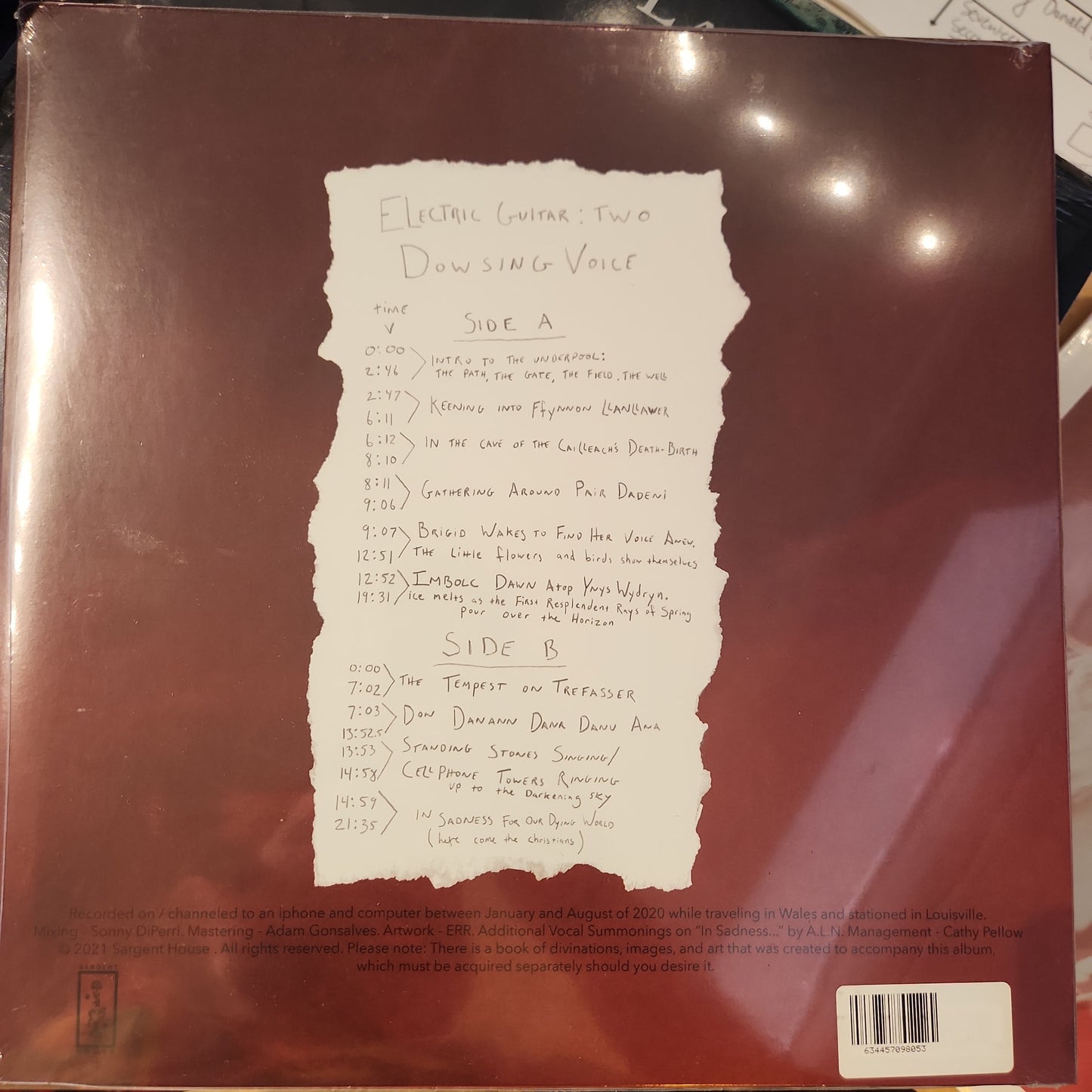 Emma Ruth Rundle - EG2: Dowsing Voice - Transparent Red Vinyl LP