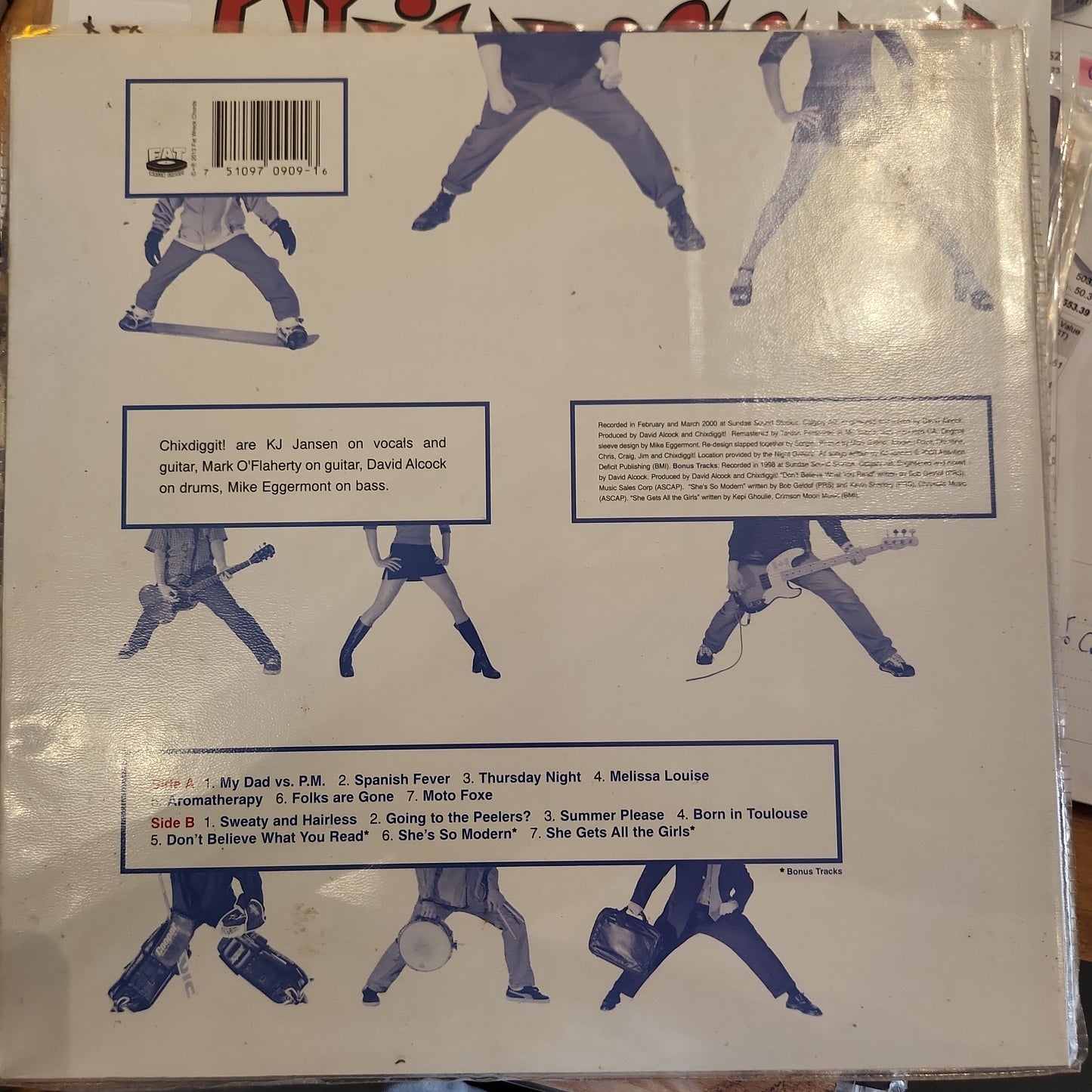 Chixdiggit - From Scene to Shining Scene - Used Limited Edition Colour Vinyl LP