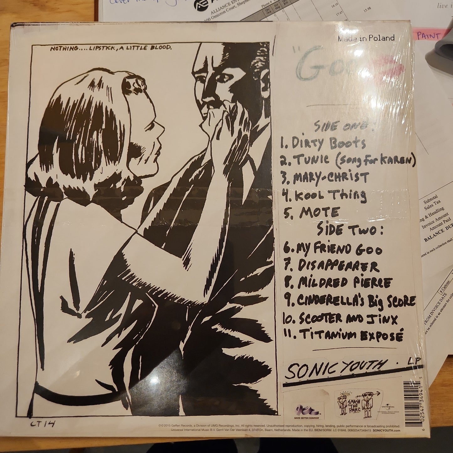 Sonic Youth - Goo - Vinyl LP