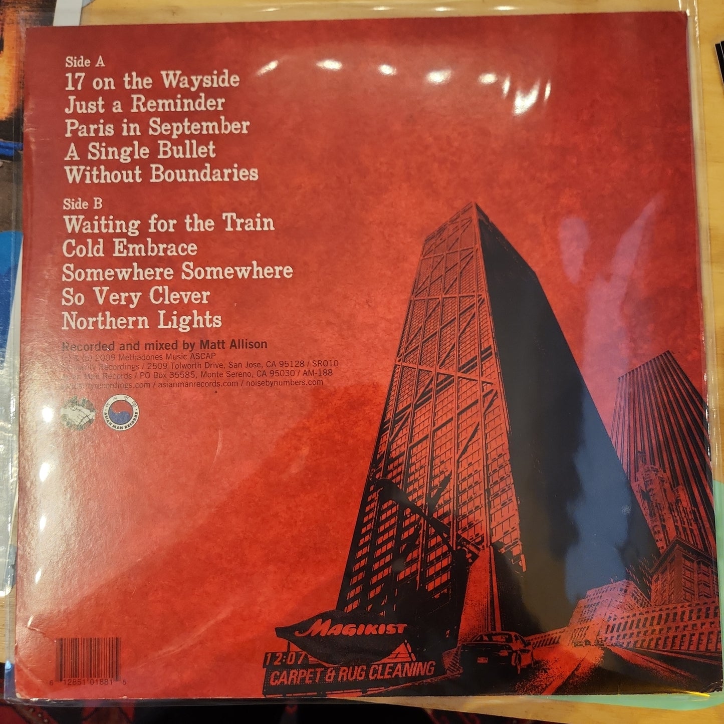 Noise by Numbers - yeah, whatever - Used White Vinyl LP