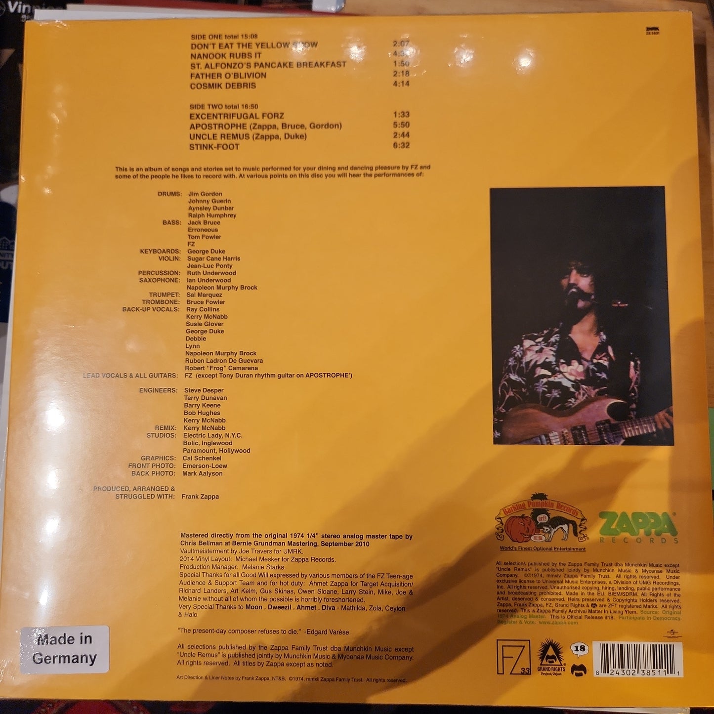 Frank Zappa - Apostrophe - Vinyl LP