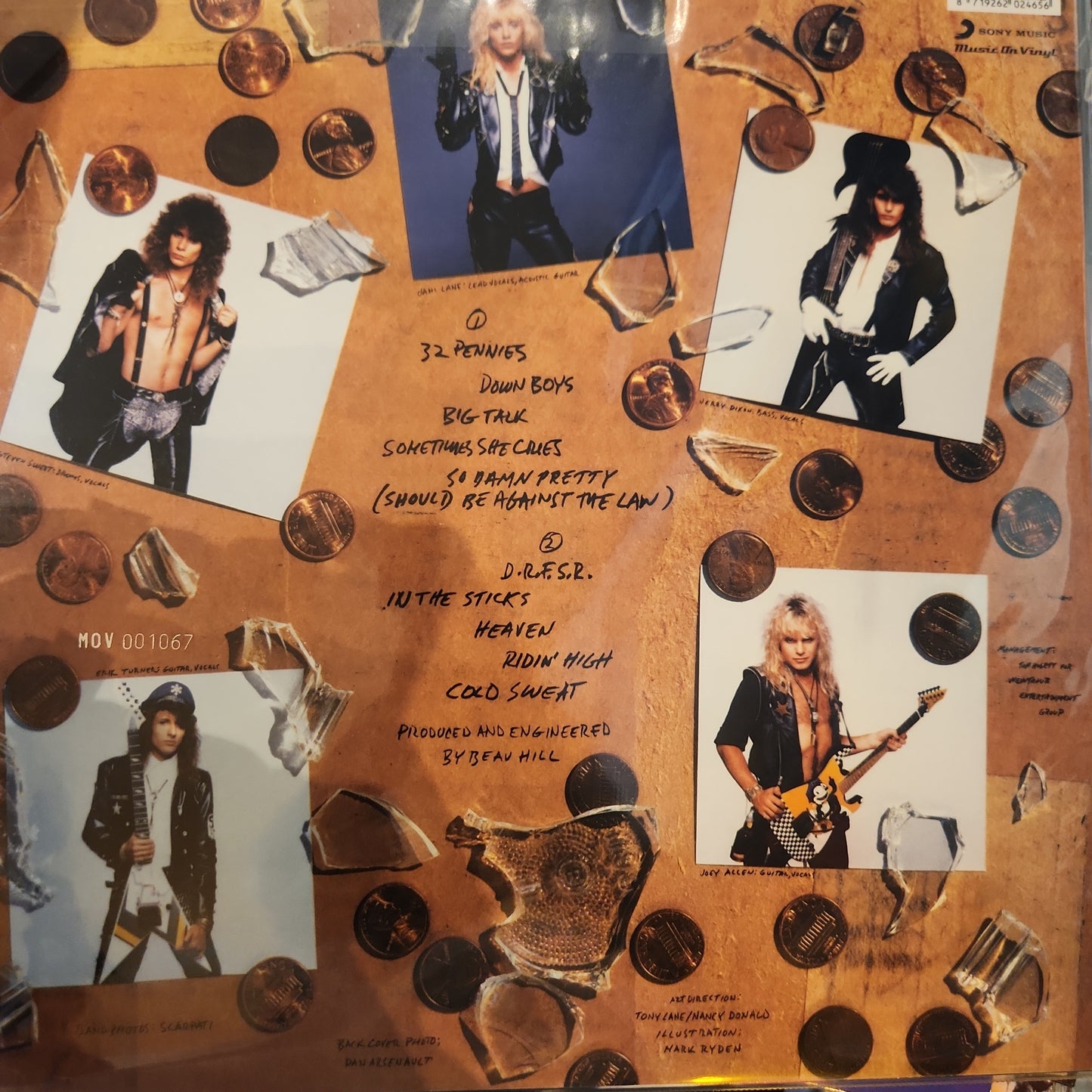 Warrant - Dirty Rotten Filty Stinking Rich - Limited Colour Vinyl LP