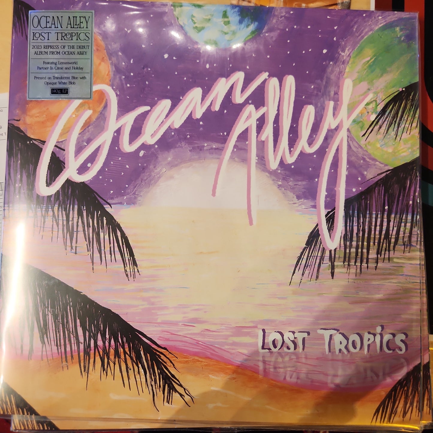 Ocean Alley – Lost Tropics (Vinyl, LP, Album, Limited Edition, Translucent Blue With Opaque White Blob)