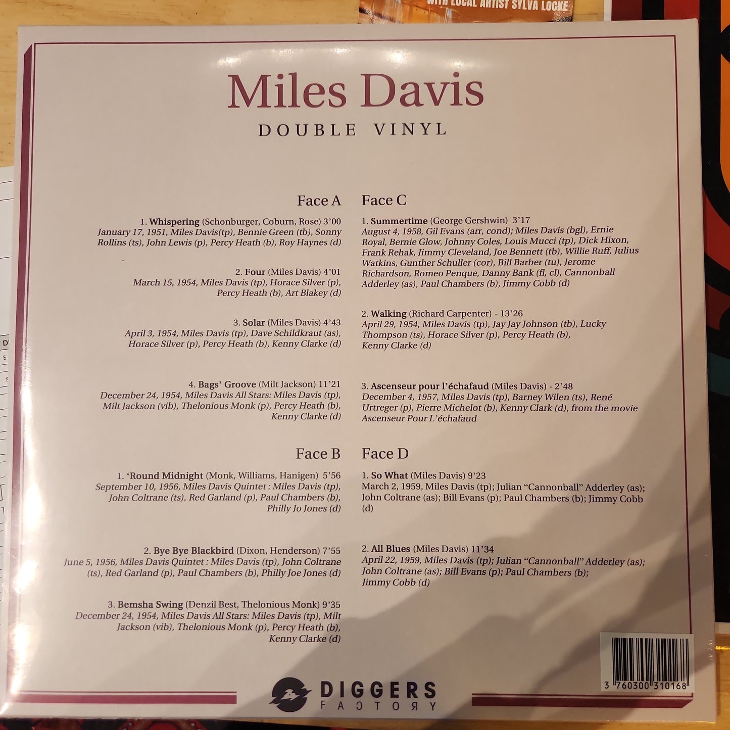 Miles Davis - Essential Works (51-59) - Double Vinyl LP