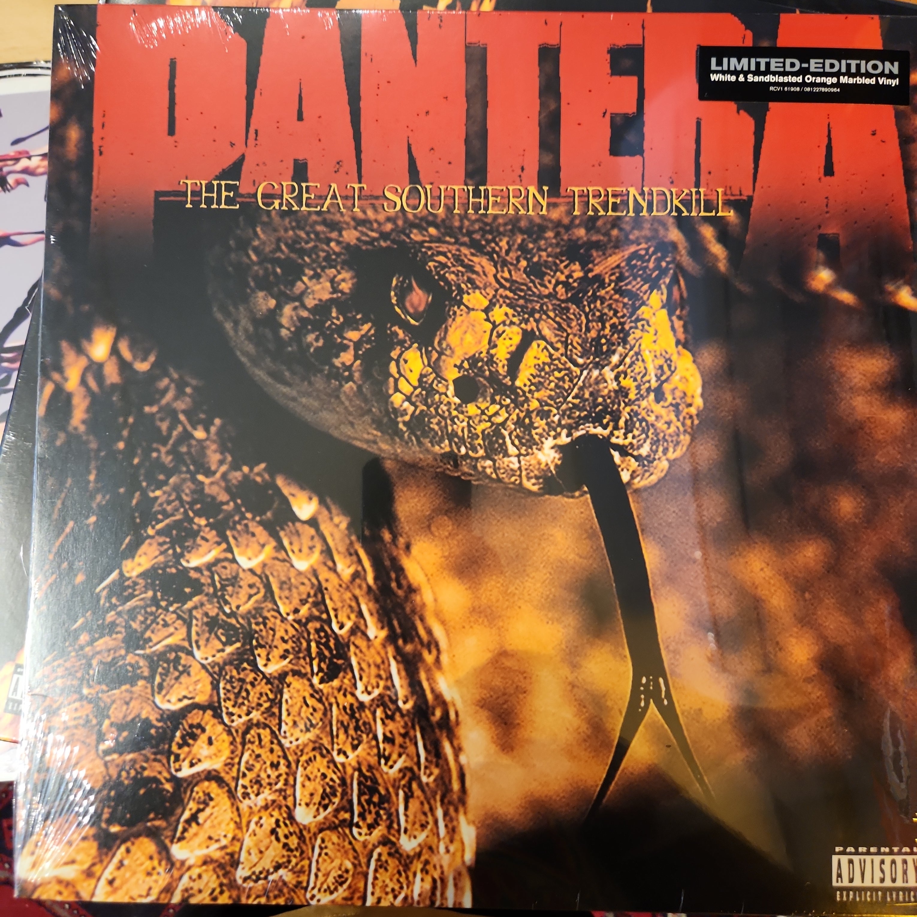 Pantera The Great Southern Trendkill Colour Vinyl LP Badlandsvinyl