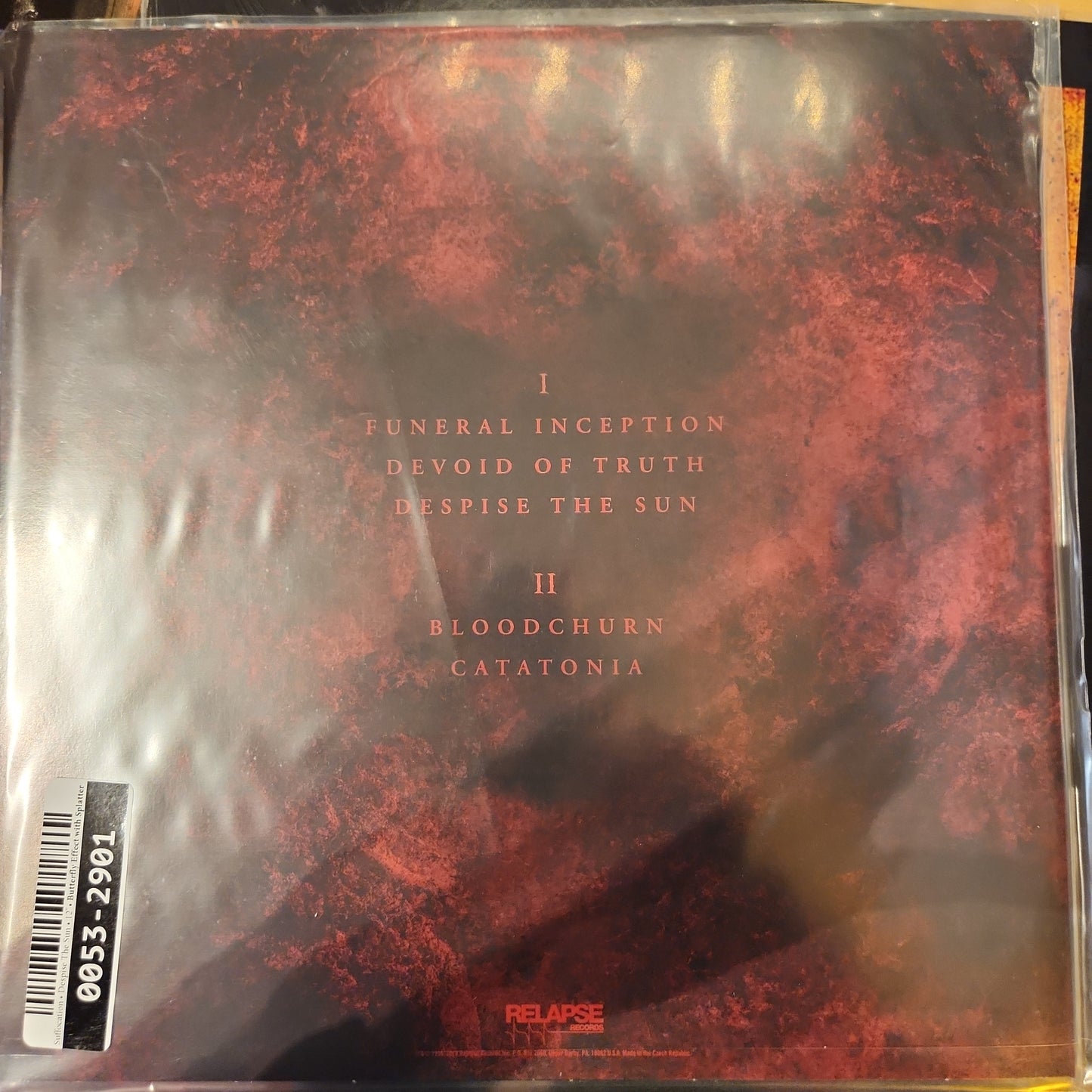 Suffocation - Despise the Sun - Colour Re-issue Vinyl LP