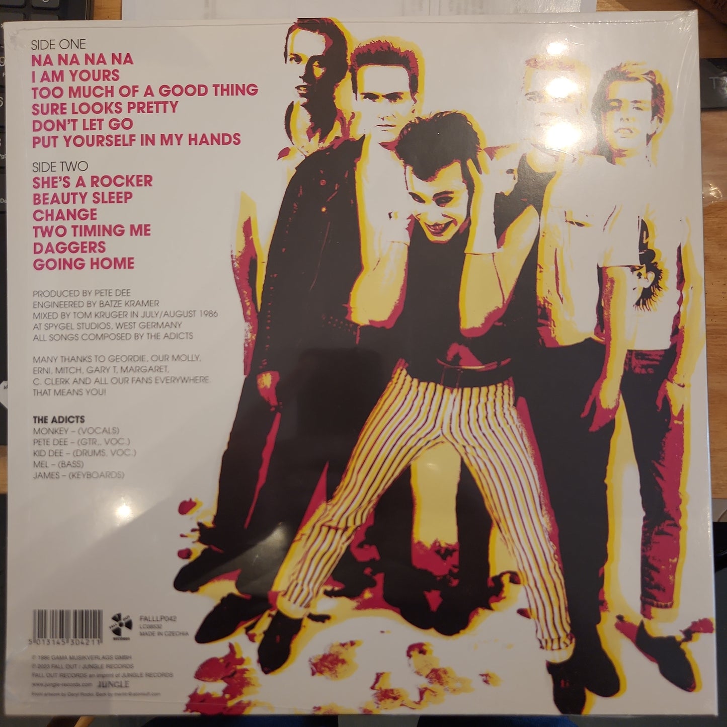 The Addicts - Fifth Overture - Yellow Vinyl LP