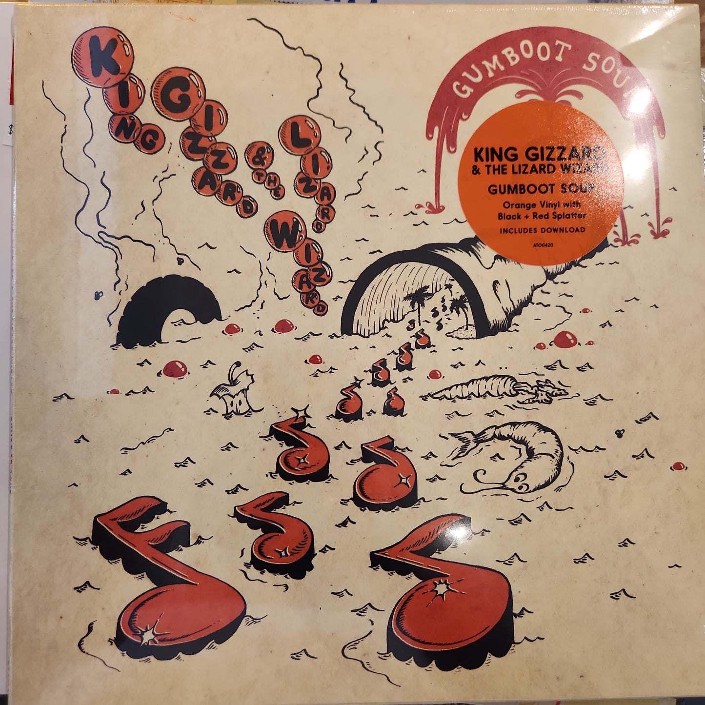 King Gizzard & the Lizard Wizard - Gumboot Soup - Orange Black Vinyl LP