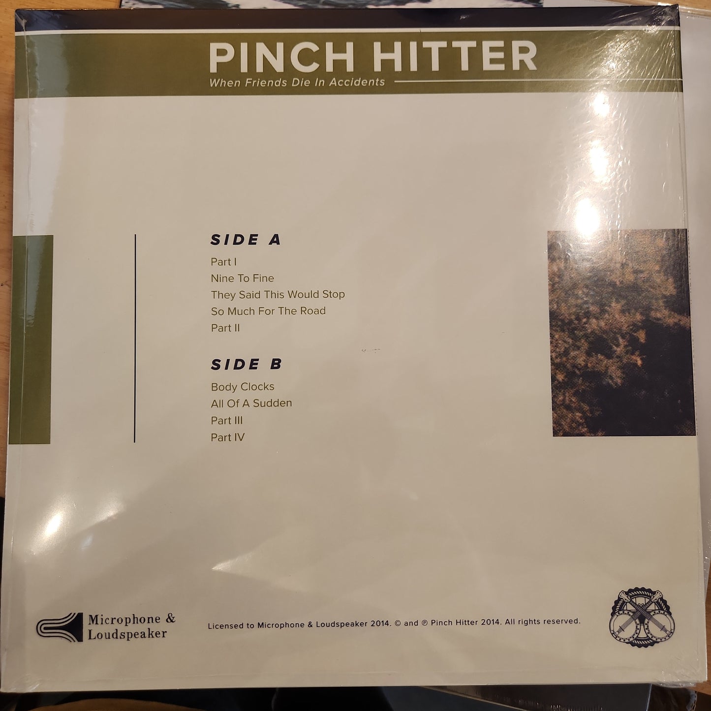Pinch Hitter - When Friends Die in Accidents - Vinyl LP