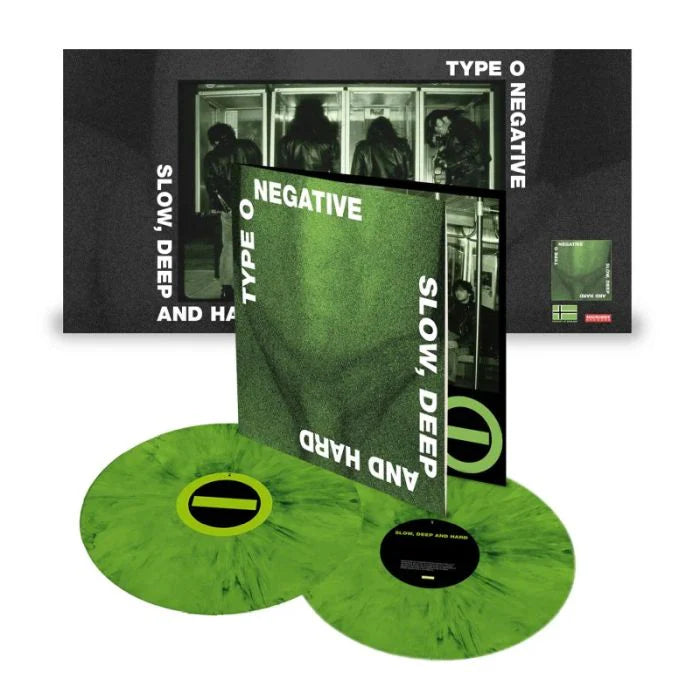 Type O Negative - Slow, Deep and Hard - Green Vinyl LP