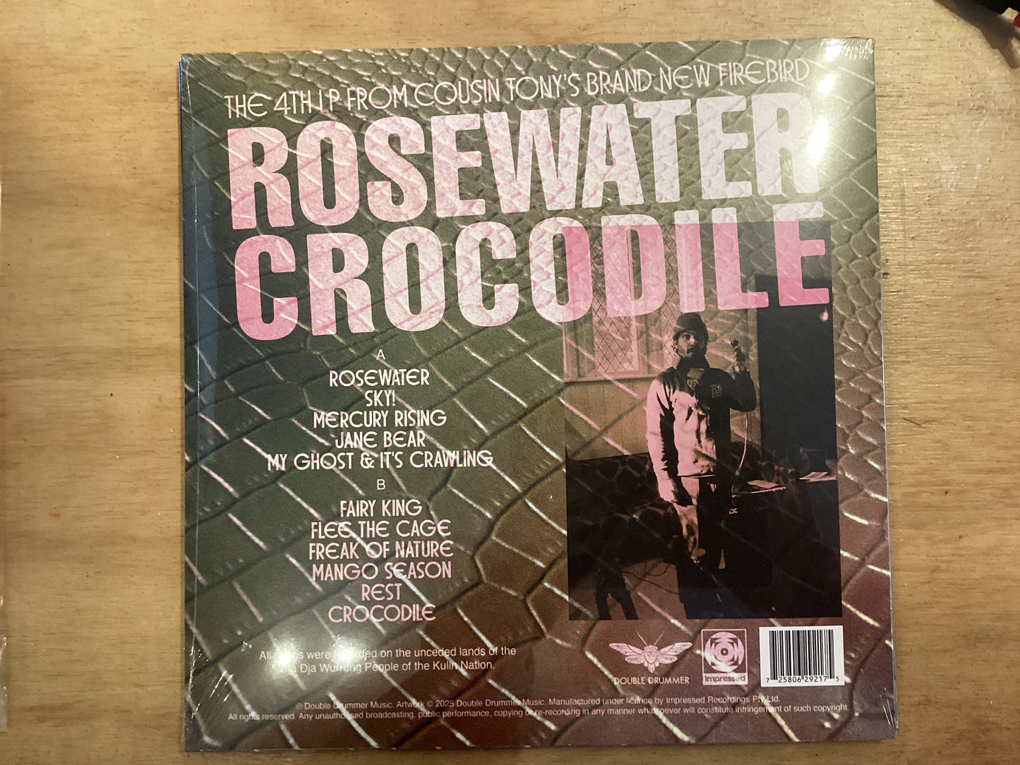 Cousin Tony’s Brand New Firebird - Rosewater Crocodile - Vinyl LP