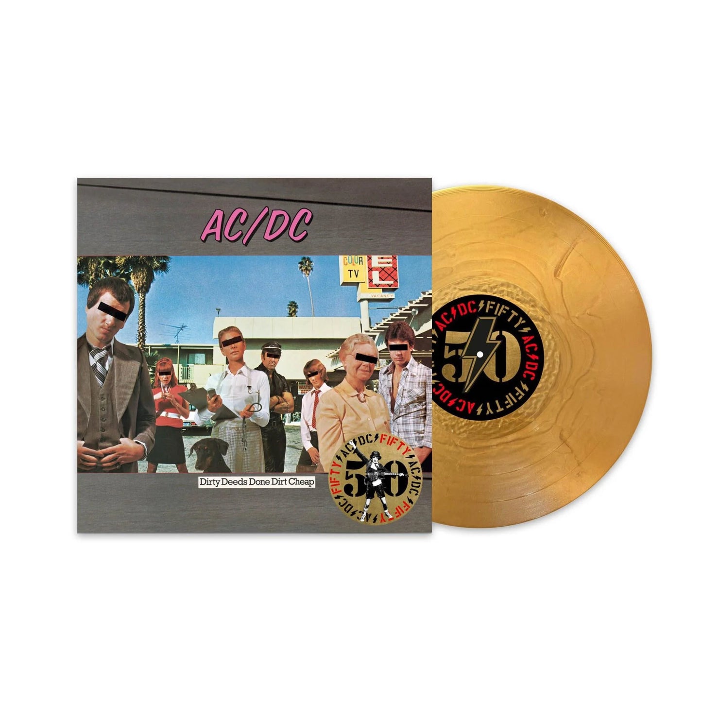 AC/DC - Dirty Deeds Done Dirt Cheap - Limited Gold Vinyl LP