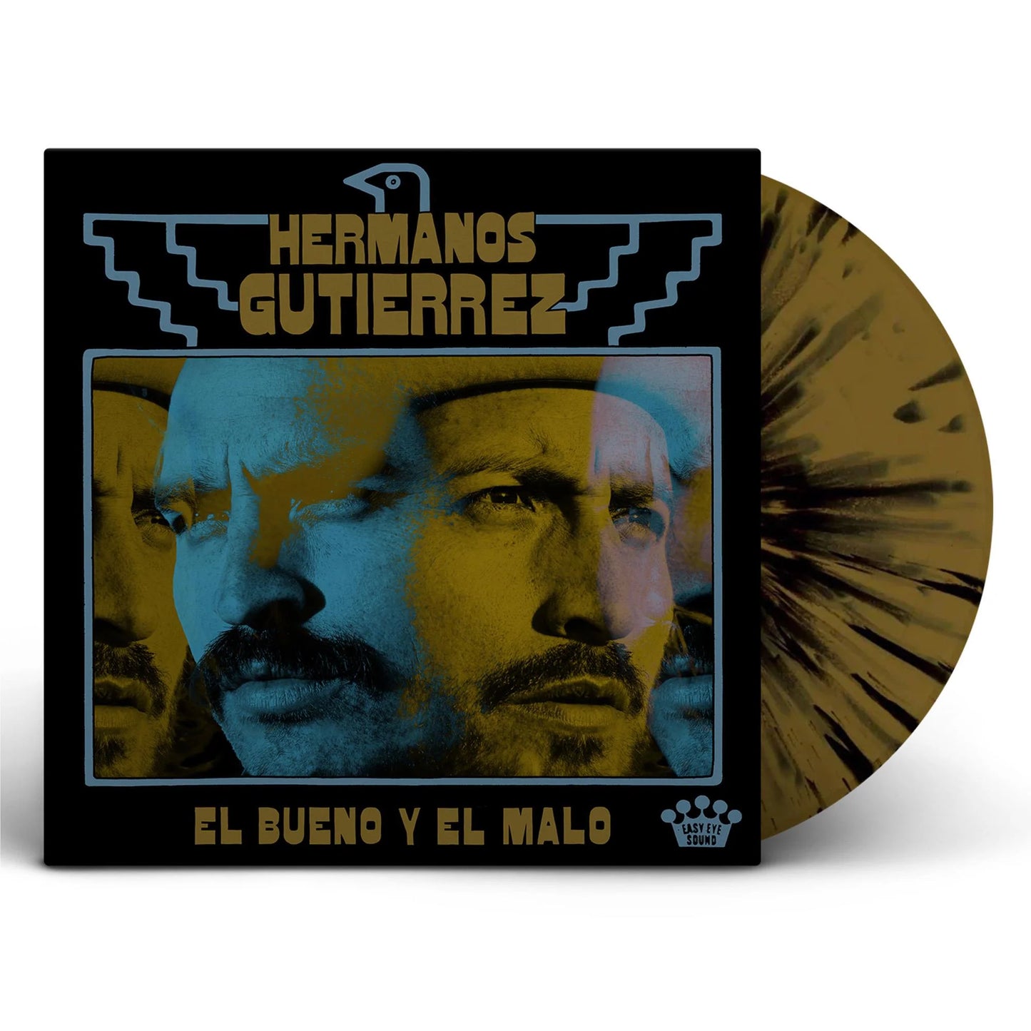 Hermanos Gutierrez - El Bueno y El Malo - Brown and Black Splatter Vinyl LP