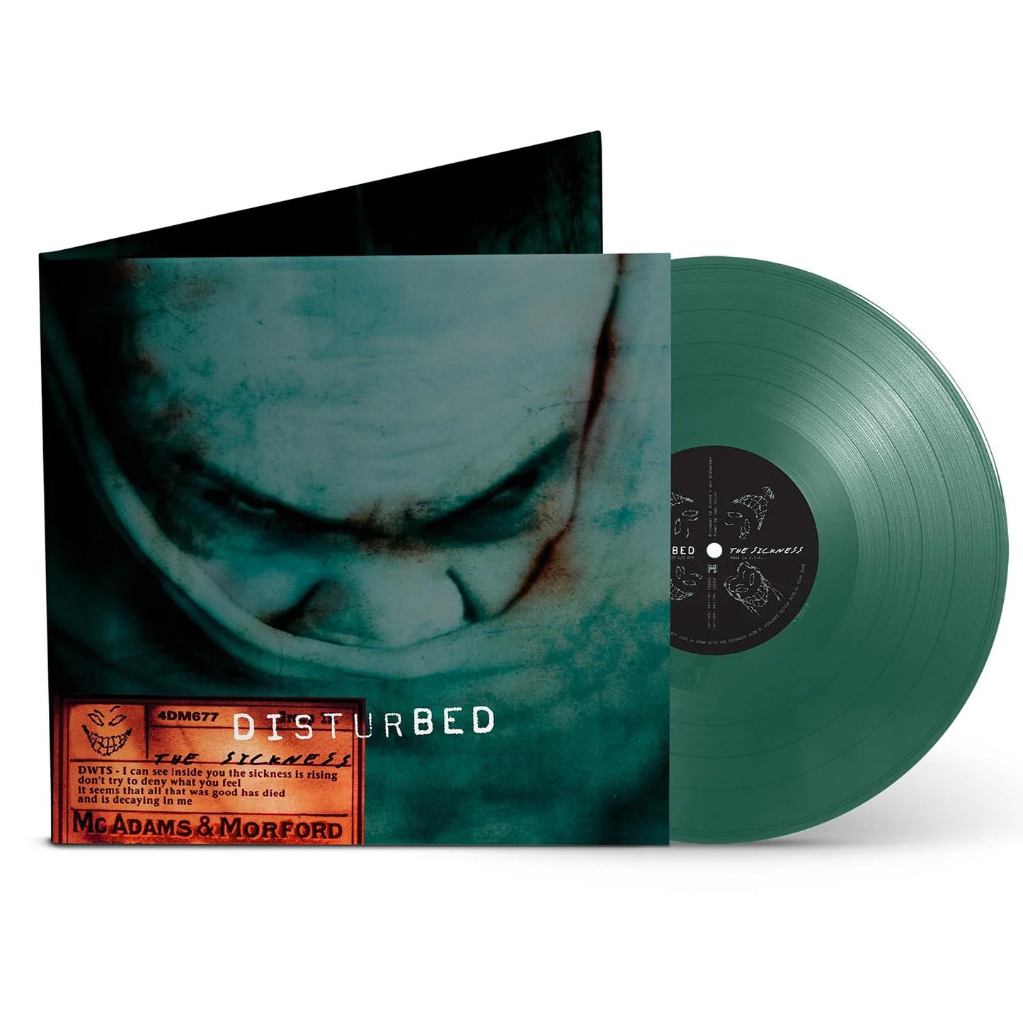 Disturbed - The Sickness - Green Vinyl LP