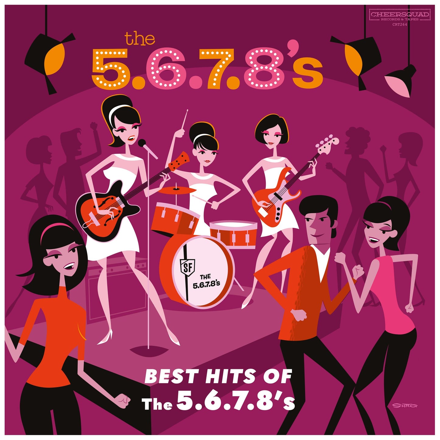 The 5,6,7,8's - Best Hits - Pink Vinyl LP