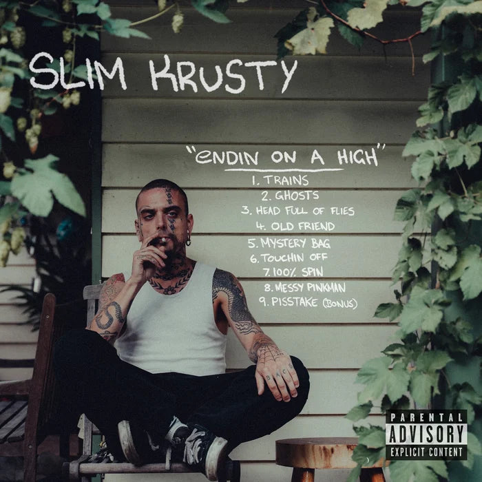 Slim Krusty - Endin on a high - Nicotine Splatter Vinyl Lp