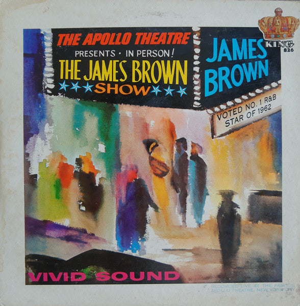 James Brown - Live At The Apollo - LP, Album, Reissue, Blue, 180 Gram - Image 1