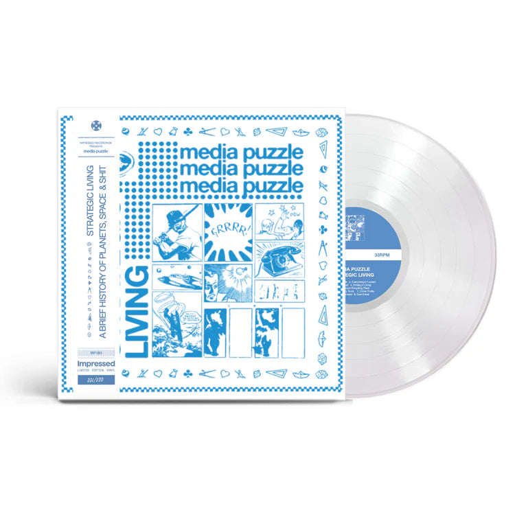 Media Puzzle - Strategic Living / A Brief History of Planets, Space and Shit - Vinyl LP