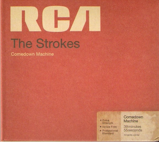 The Strokes - Comedown Machine - LP, Album, Limited Edition, Reissue, Yellow Opaque w/ Red Marble - Image 1