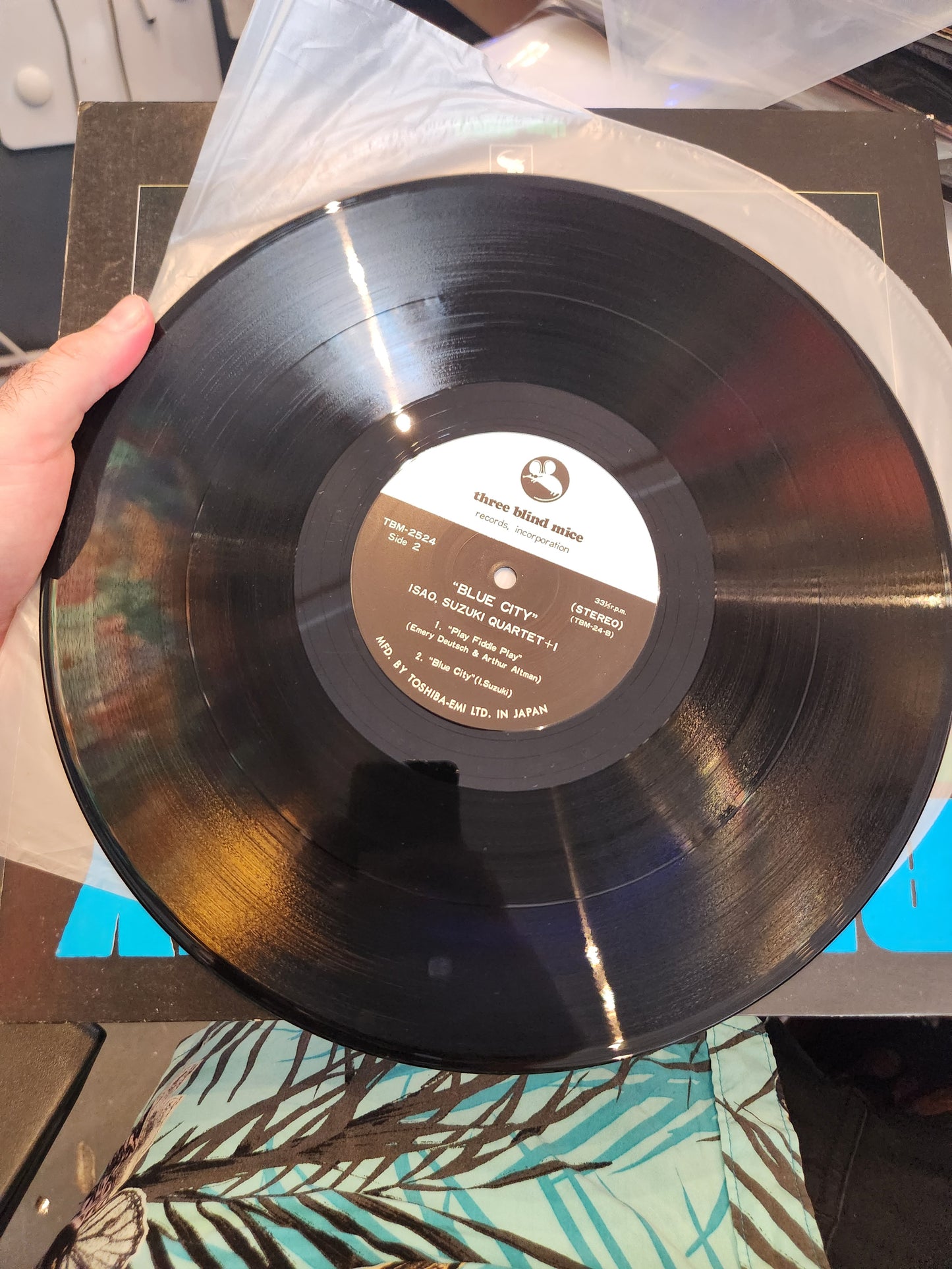 Isao Suzuki Quartet + 1 - Blue City - 2nd Hand Vinyl LP