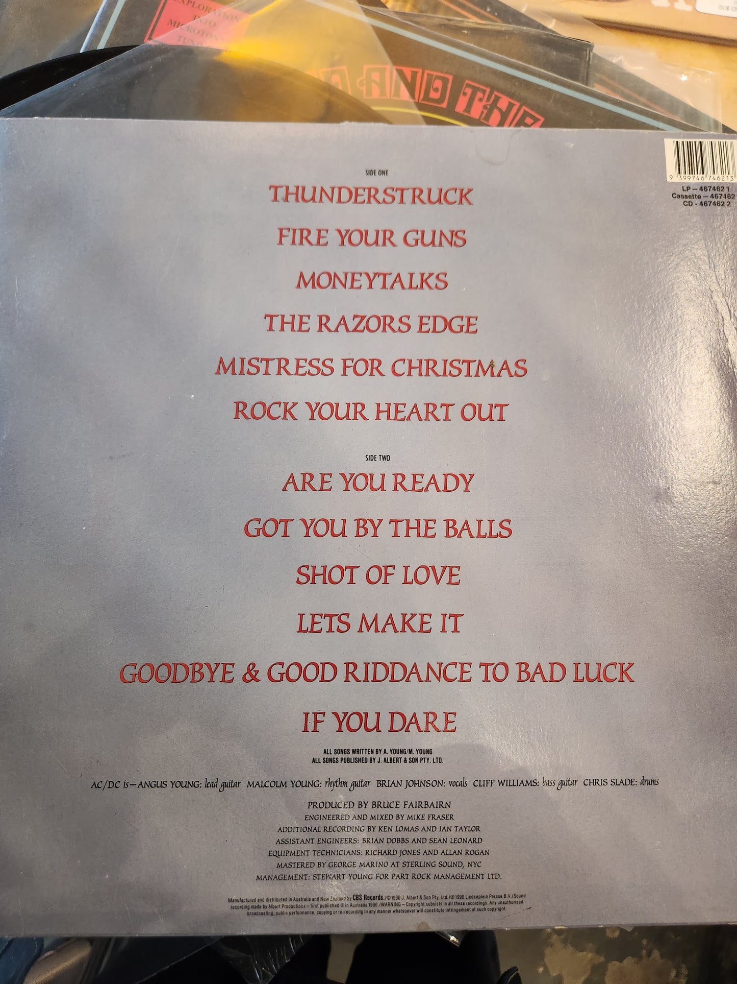 ACDC - The Razors Edge - 2nd Hand Original Pressing
