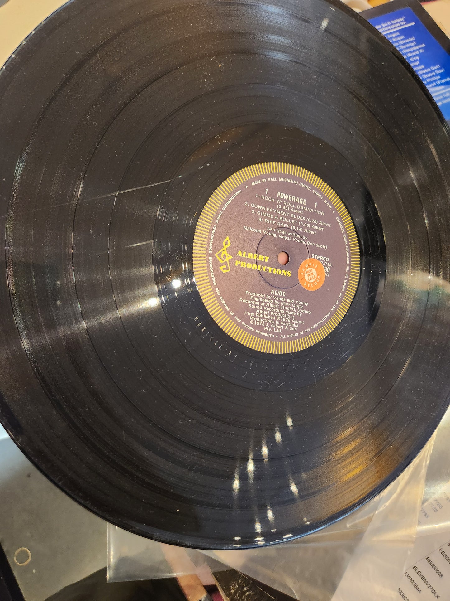 AC/DC - Powerage - 2nd Hand Australia First Press Vinyl LP