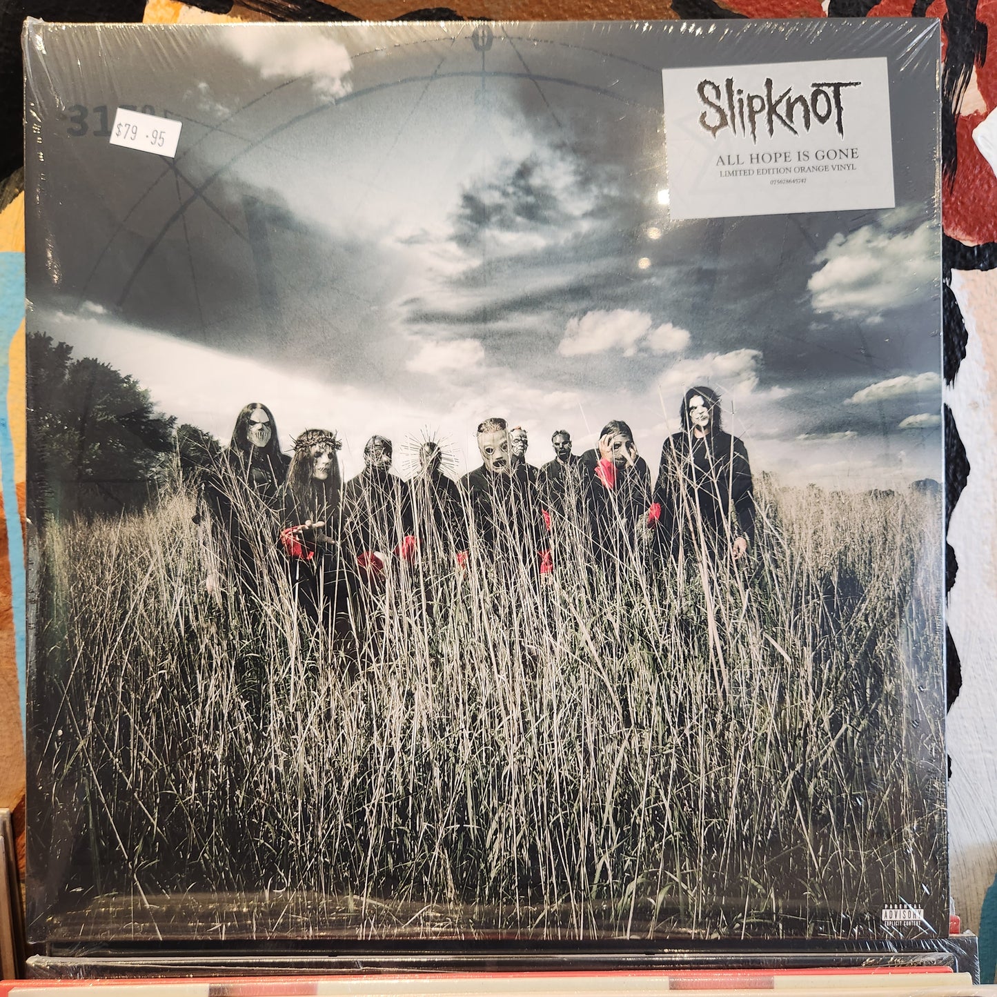 Slipknot - All Hope is Gone - Limited Orange Vinyl Lp