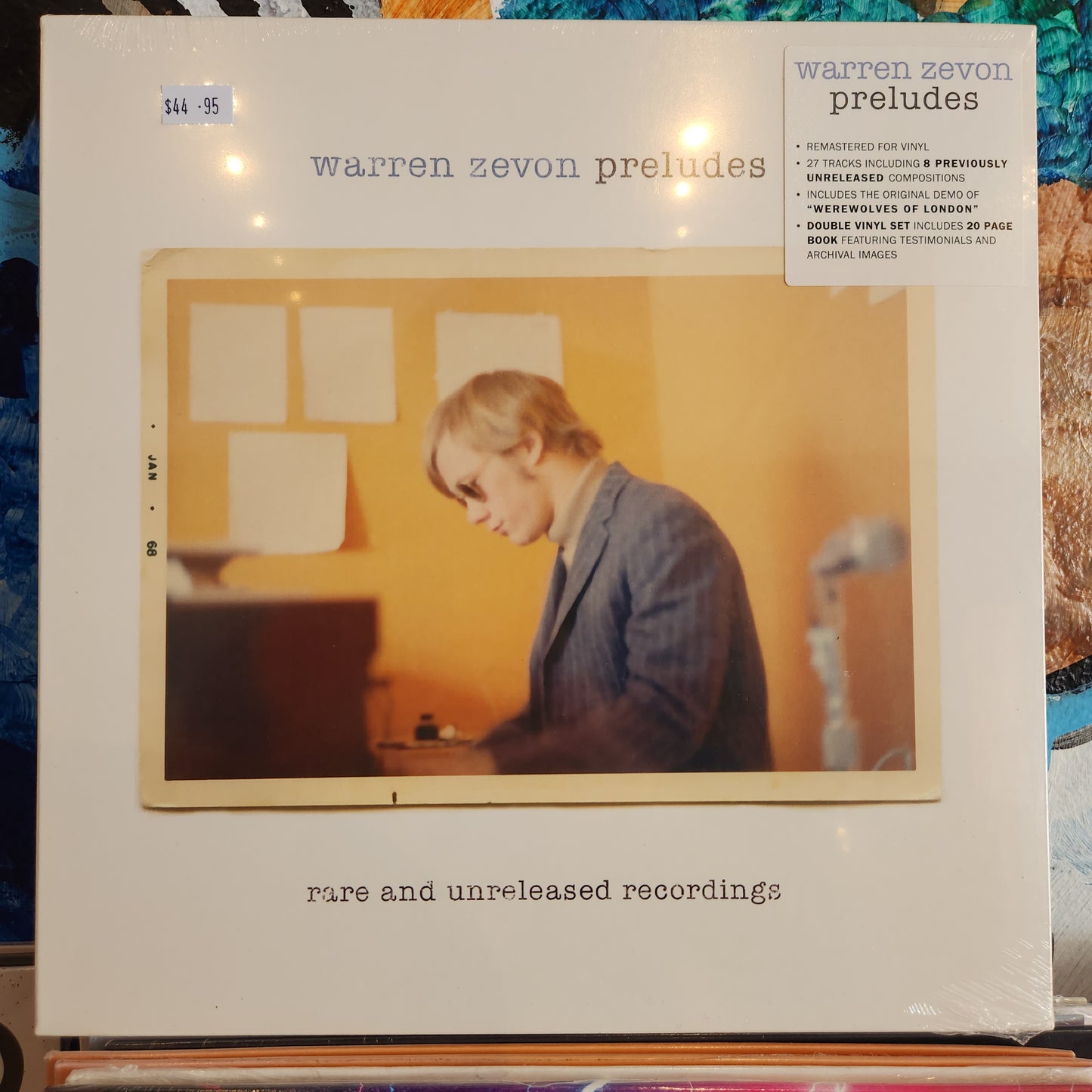 Warren Zevon - Preludes - Vinyl LP