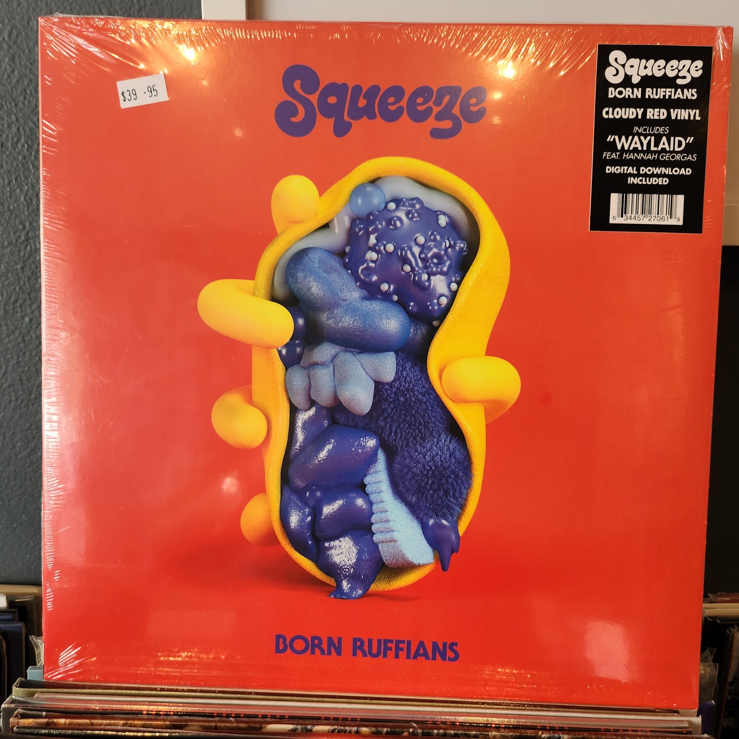 Born Ruffians - SQUEEZE (TRANSPARENT CLOUDY RED VINYL)