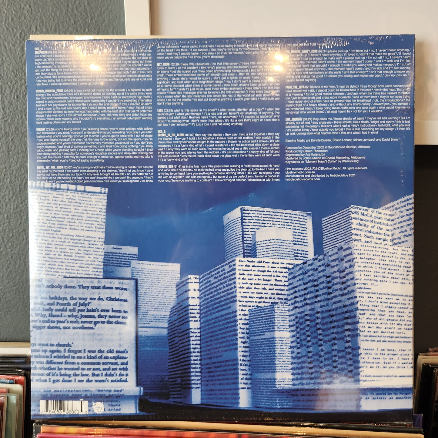 BLUELINE MEDIC 'Text Bomb' LP