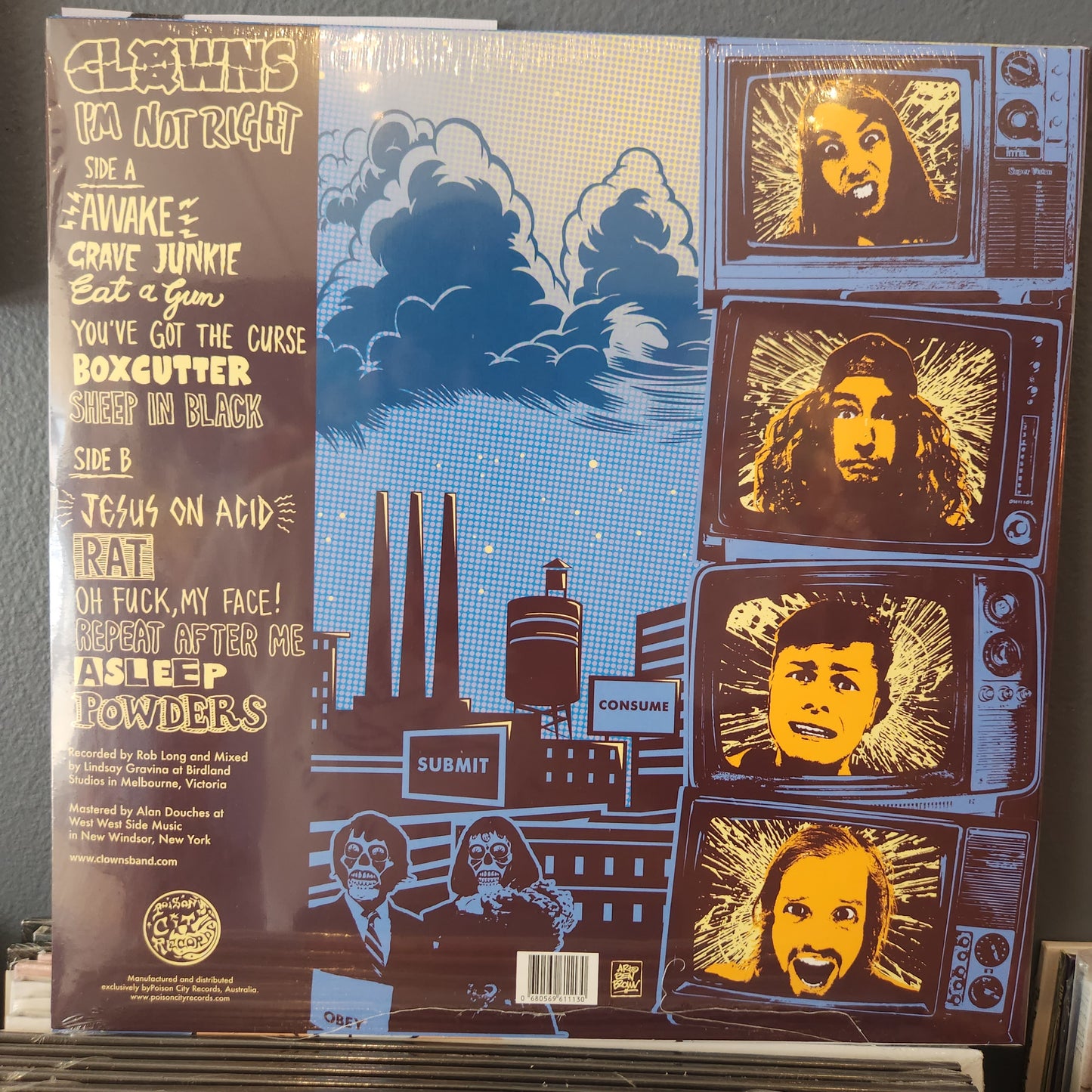 CLOWNS - I'm not Right- LP