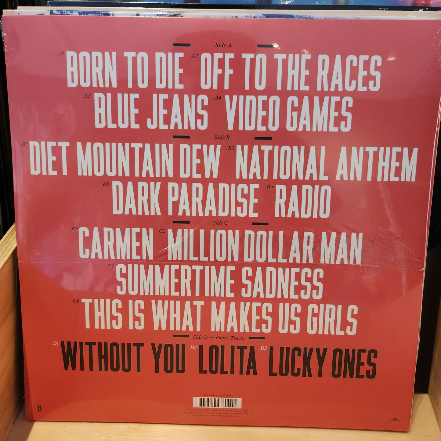 Lana Del Rey - Born to Die - Vinyl LP