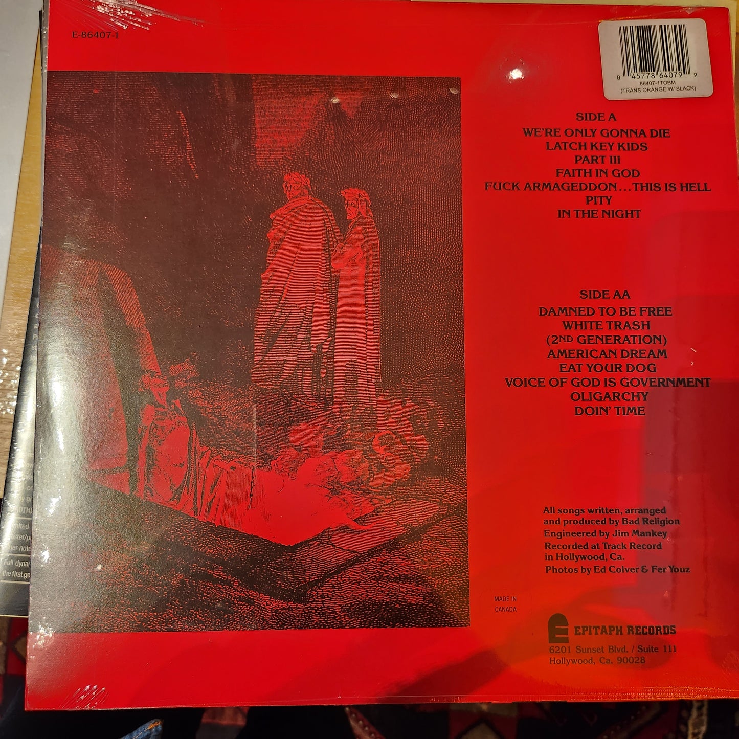 Bad Religion - How could Hell be any Worse - Limited Red Vinyl Reissue