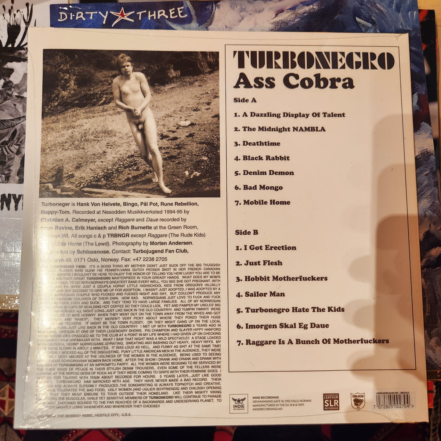 Turbonegro - Ass Cobra - Colour Vinyl LP