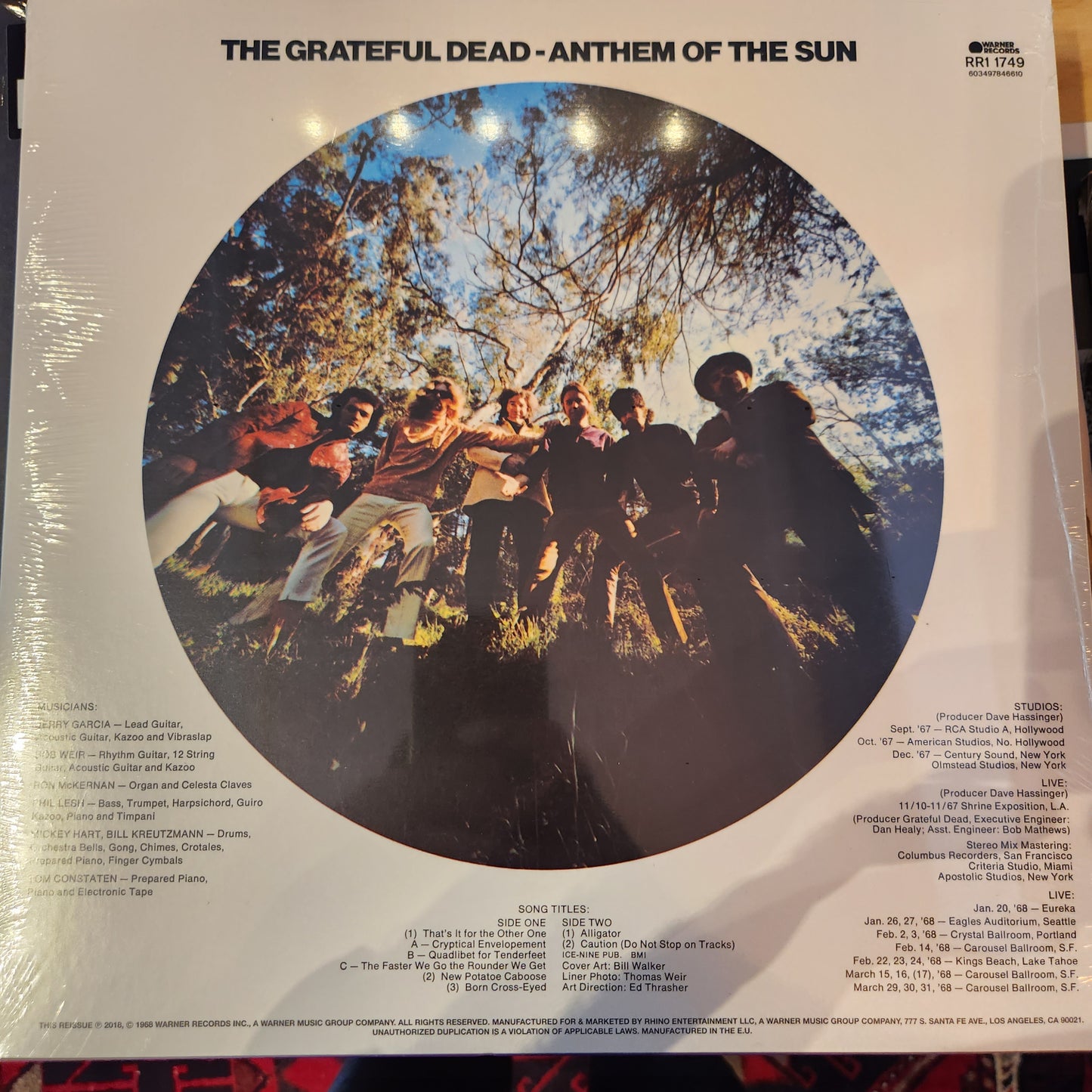 Grateful Dead - Anthem of the Sun - Vinyl LP