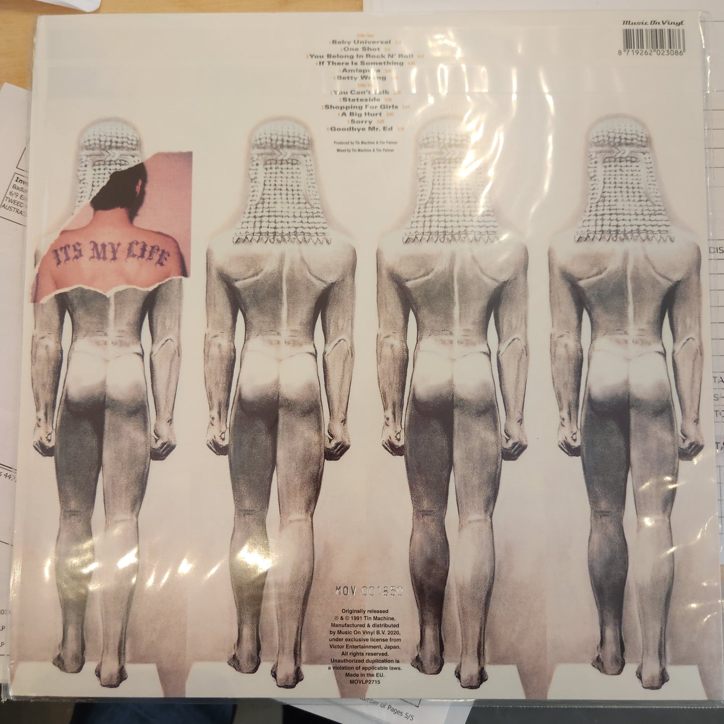 Tin Machine - Tin Machine 2 - Clear Vinyl LP