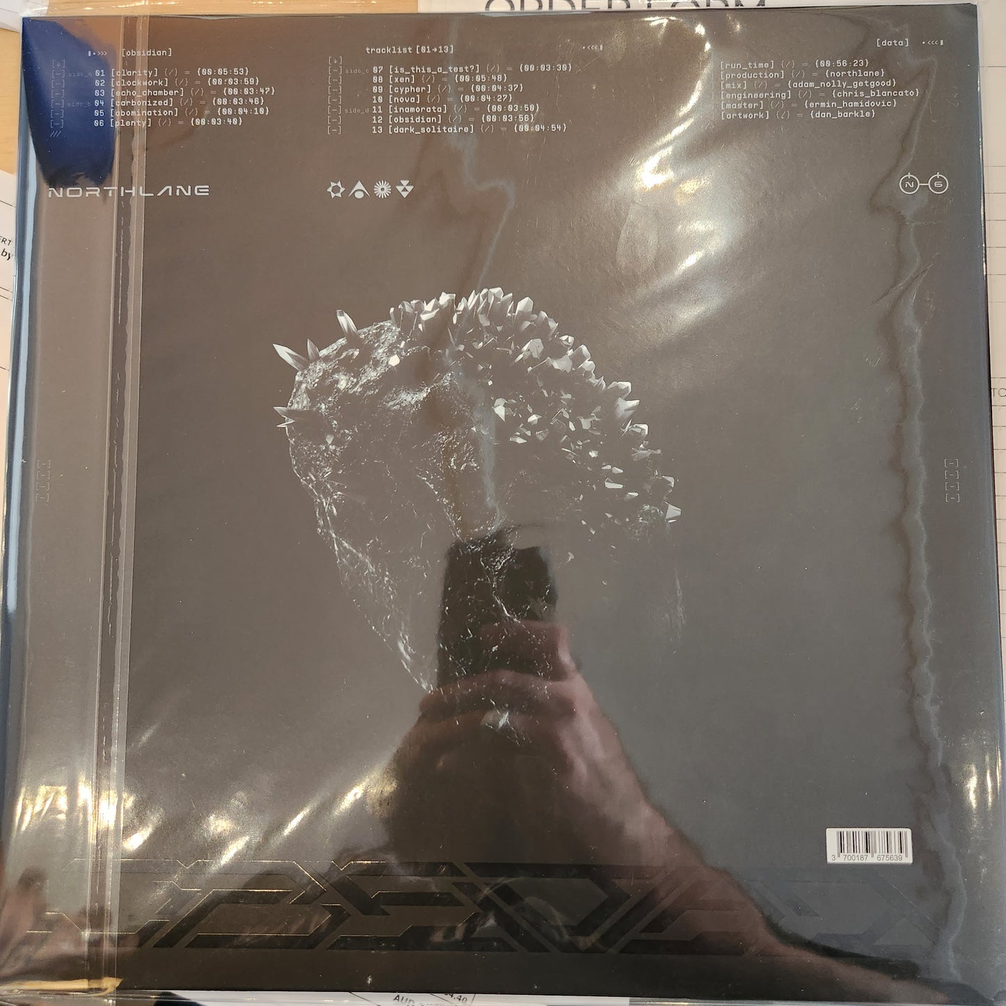 Northlane - Obsidian - Limited Yellow Splatter Vinyl