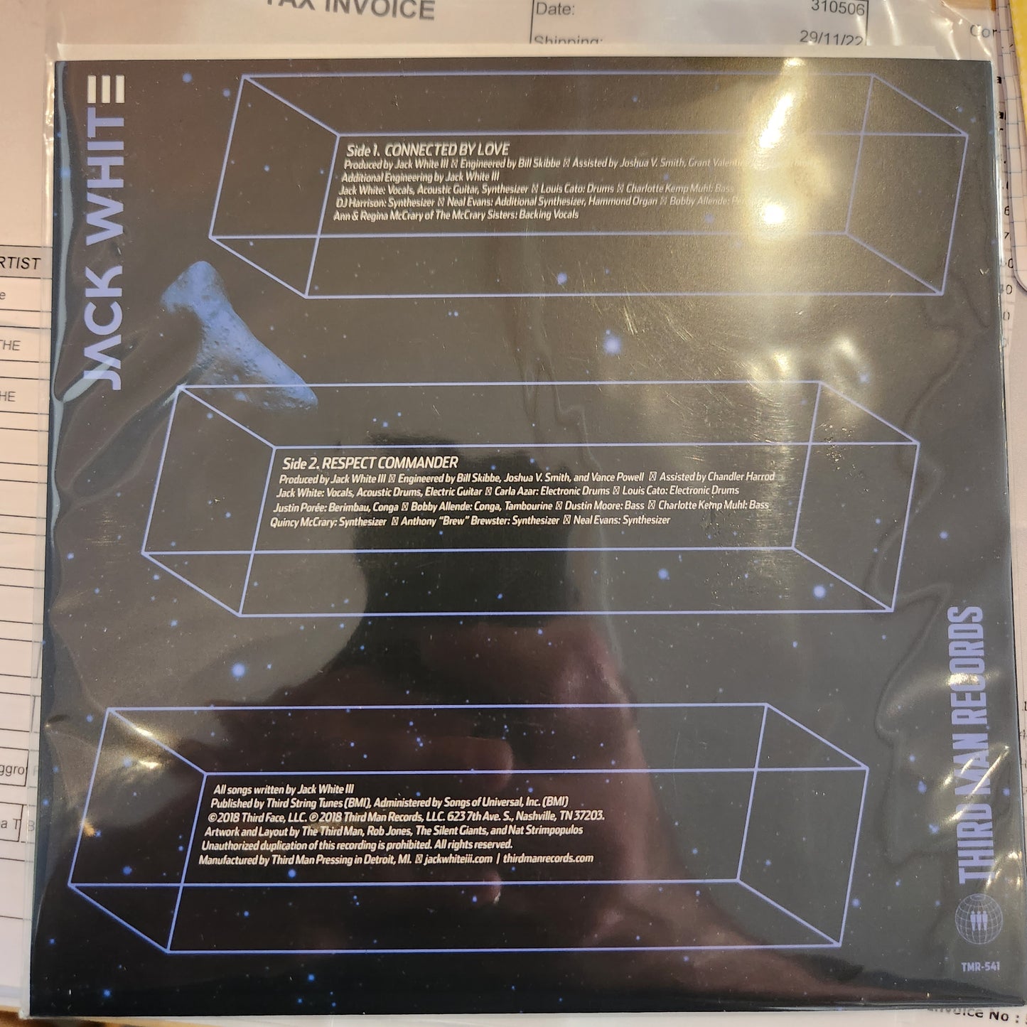 Jack White - Connected by Love / Respect Commander - 7" Vinyl