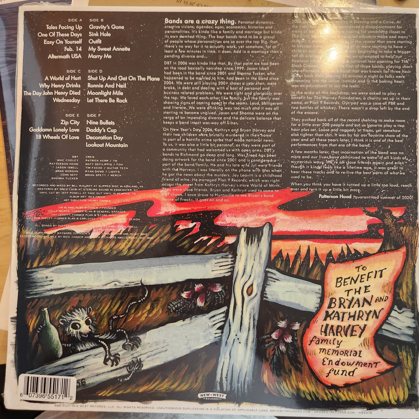 Drive by Truckers - Plan 9 Records July 13, 2006 - Vinyl LP